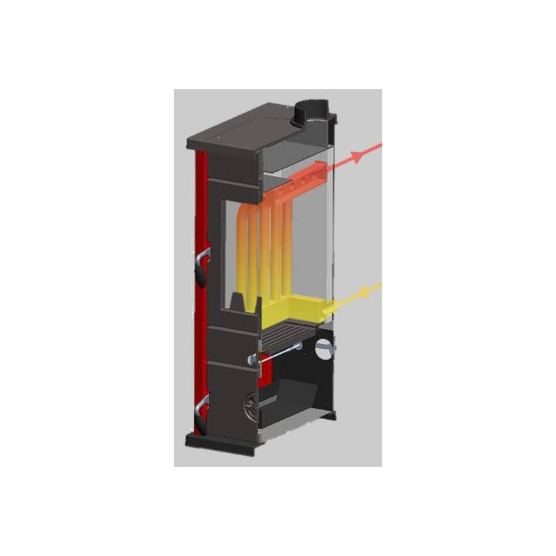 Poêle à Bois Hydro Thermo Vesta Plus 11 kw MBS 4 Poêle à Bois Hydro Thermo Vesta Plus 11 kw MBS – Image 4