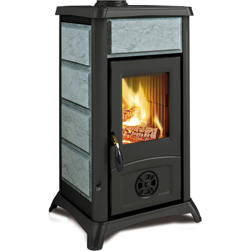 Poêle à bois Gemma pierre naturelle 6 kw La Nordica 1 Poêle à bois Gemma pierre naturelle 6 kw La Nordica