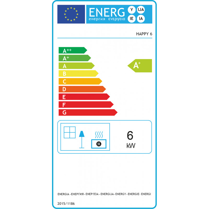 Poêle à bois Happy 6 kw MBS 2 Poêle à bois Happy 6 kw MBS – Image 2