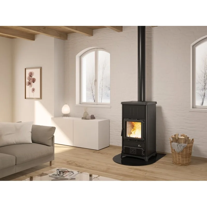 Poêle à bois Nordica Concita 2.0 Steel 11.8 kW 1 Poêle à bois Nordica Concita 2.0 Steel 11.8 kW