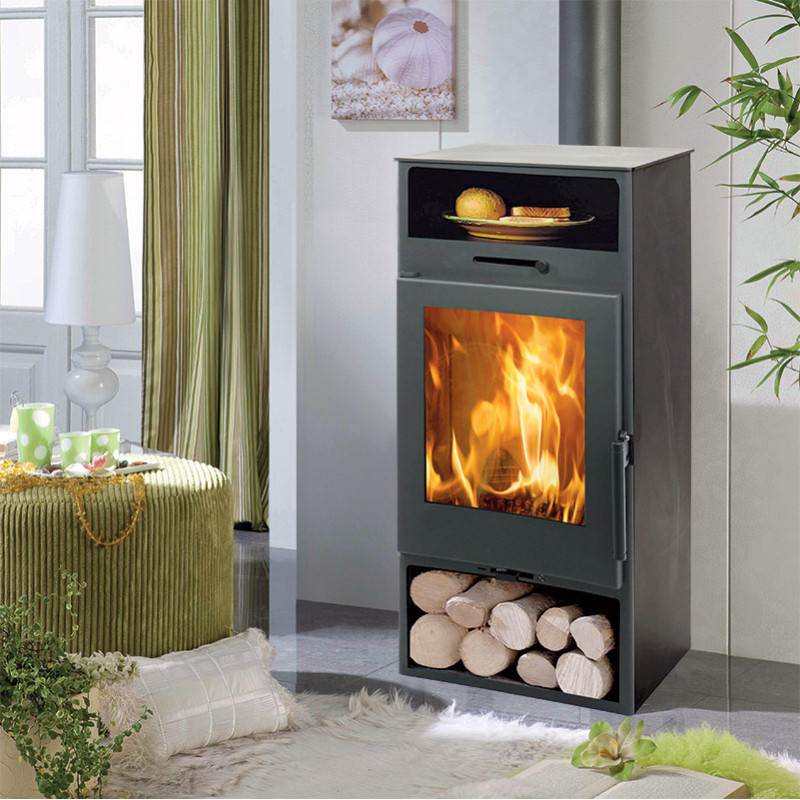 Poêle à bois avec chauffe plat NIJAR 6,3 kw 1 Poêle à bois avec chauffe plat NIJAR 6,3 kw