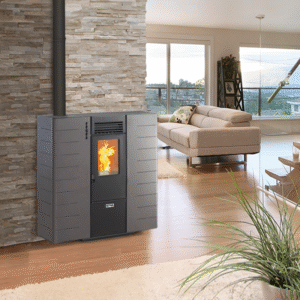 Poêle à granulés canalisable extra plat Fango 8 kw ETNA