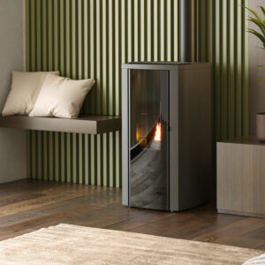 Poêle à granulés étanche Cristallo Silenzio Up 9.2 kW ETNA Luxe
