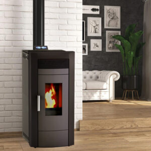 Poêle à granulés hydro Baracuda Commo plus 21 kw AlfaPlam